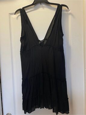 NWT Black Women’s Swim Coverup Dress
